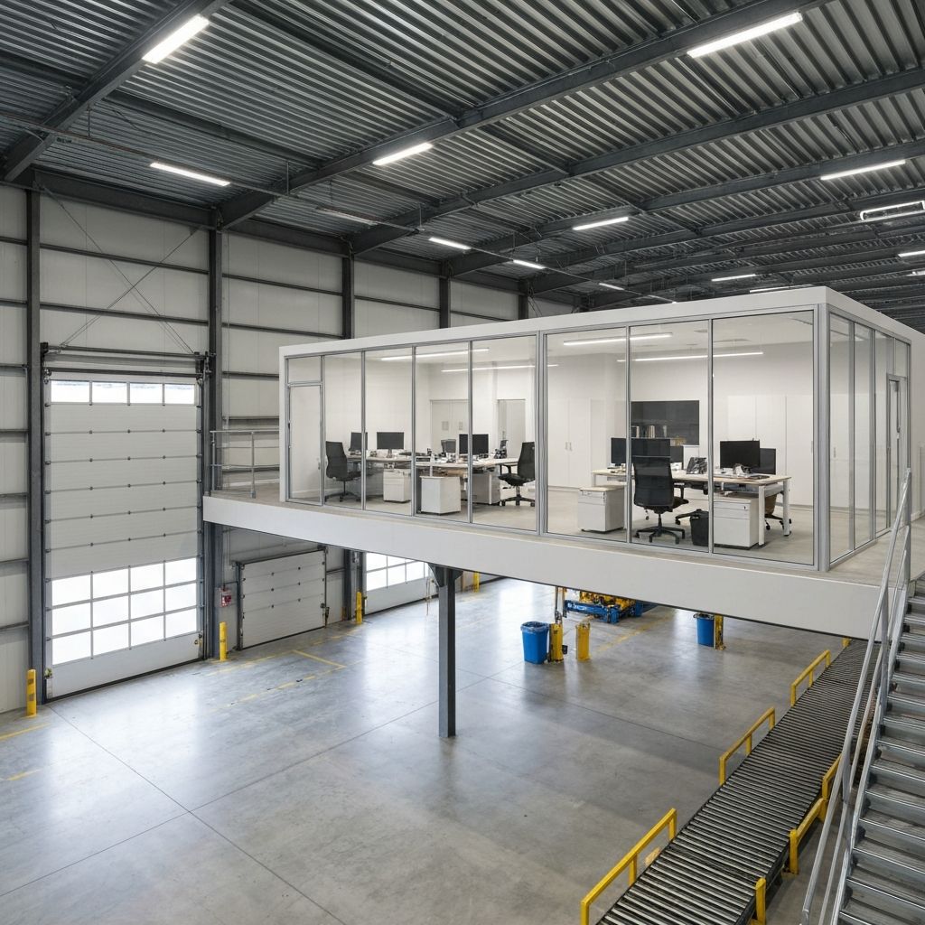 Galpões com Mezanino